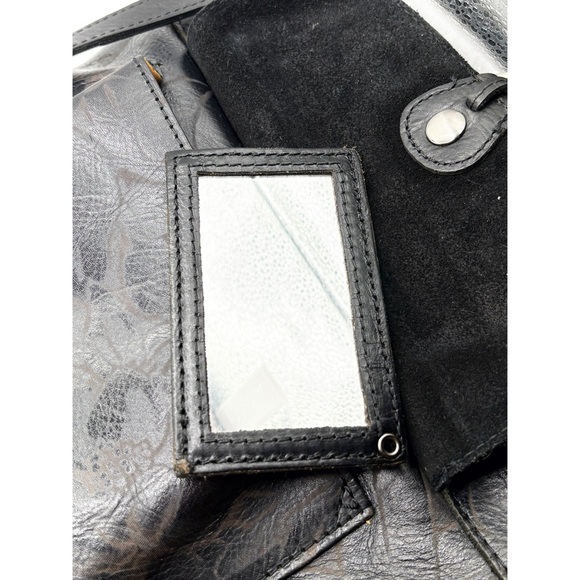 Patricia Nash Black Tooled Leather Crossbody - Picture 6 of 7